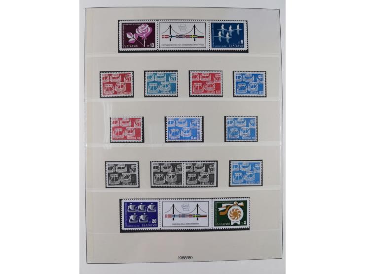 1949/79, postfrische und zusätzlich gestempelte Sammlung, in den Hauptnummern komplett, einschließlich Vor- und Mitläufern, d