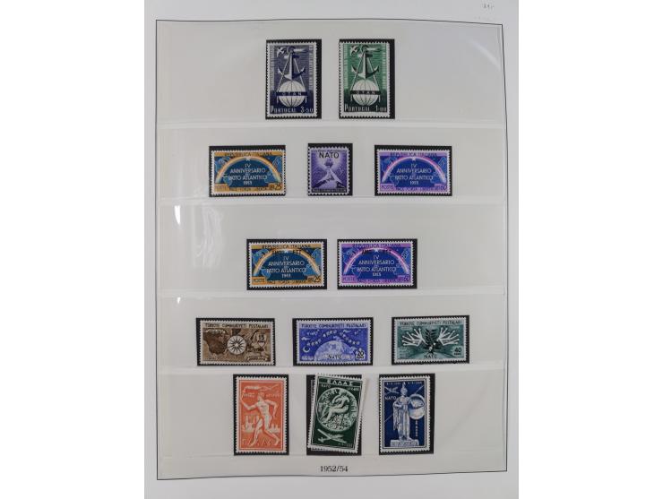 1949/79, postfrische und zusätzlich gestempelte Sammlung, in den Hauptnummern komplett, einschließlich Vor- und Mitläufern, d