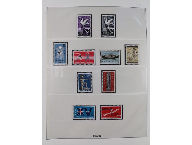 1949/79, postfrische und zusätzlich gestempelte Sammlung, in den Hauptnummern komplett, einschließlich Vor- und Mitläufern, d