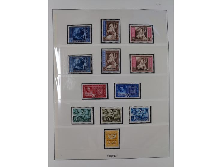 1949/79, postfrische und zusätzlich gestempelte Sammlung, in den Hauptnummern komplett, einschließlich Vor- und Mitläufern, d