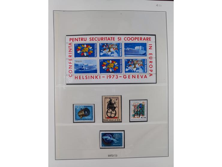 1949/79, postfrische und zusätzlich gestempelte Sammlung, in den Hauptnummern komplett, einschließlich Vor- und Mitläufern, d