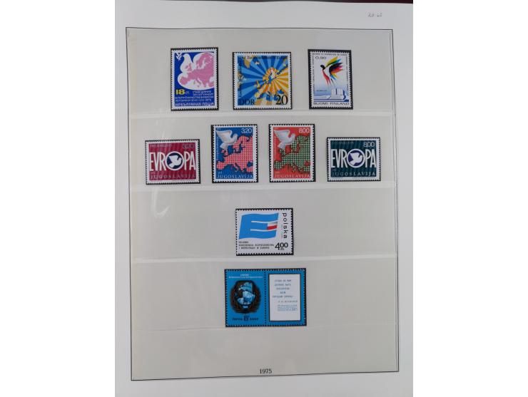 1949/79, postfrische und zusätzlich gestempelte Sammlung, in den Hauptnummern komplett, einschließlich Vor- und Mitläufern, d