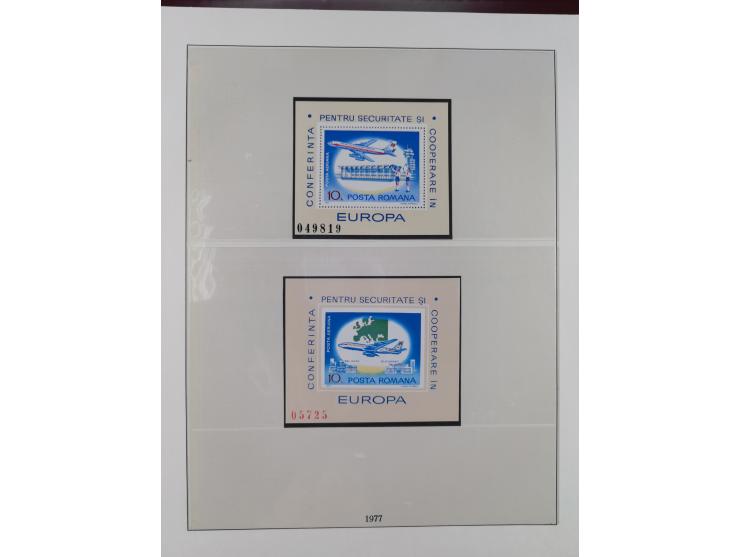 1949/79, postfrische und zusätzlich gestempelte Sammlung, in den Hauptnummern komplett, einschließlich Vor- und Mitläufern, d