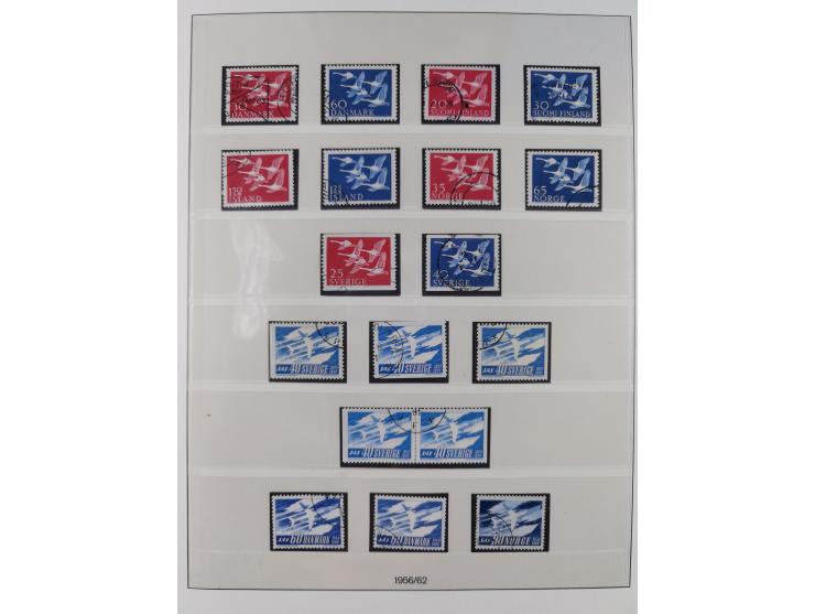 1949/79, postfrische und zusätzlich gestempelte Sammlung, in den Hauptnummern komplett, einschließlich Vor- und Mitläufern, d