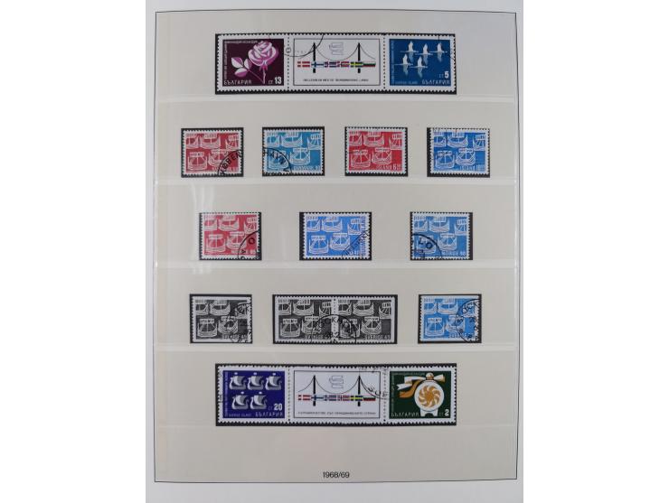 1949/79, postfrische und zusätzlich gestempelte Sammlung, in den Hauptnummern komplett, einschließlich Vor- und Mitläufern, d