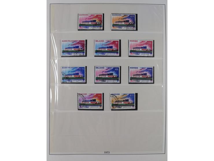 1949/79, postfrische und zusätzlich gestempelte Sammlung, in den Hauptnummern komplett, einschließlich Vor- und Mitläufern, d