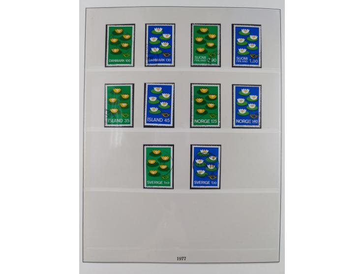 1949/79, postfrische und zusätzlich gestempelte Sammlung, in den Hauptnummern komplett, einschließlich Vor- und Mitläufern, d