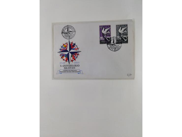 1949/79, postfrische und zusätzlich gestempelte Sammlung, in den Hauptnummern komplett, einschließlich Vor- und Mitläufern, d