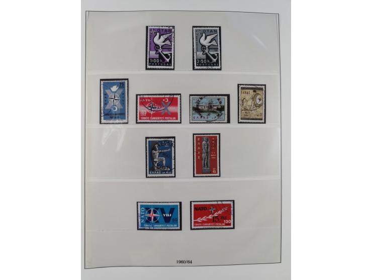 1949/79, postfrische und zusätzlich gestempelte Sammlung, in den Hauptnummern komplett, einschließlich Vor- und Mitläufern, d