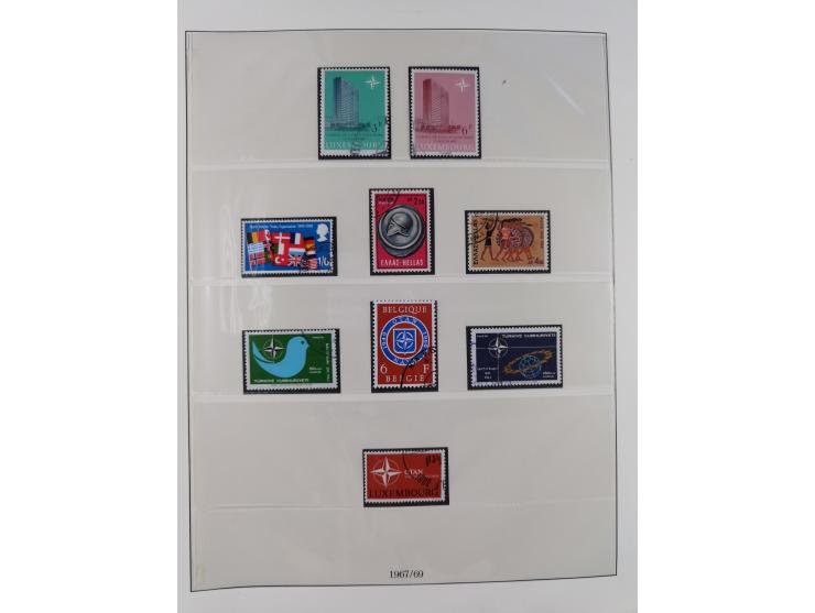 1949/79, postfrische und zusätzlich gestempelte Sammlung, in den Hauptnummern komplett, einschließlich Vor- und Mitläufern, d