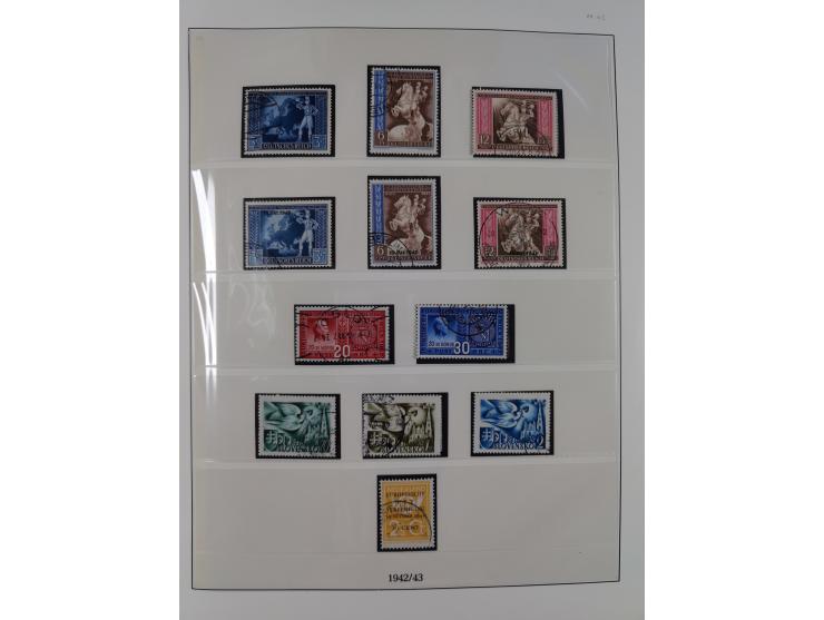 1949/79, postfrische und zusätzlich gestempelte Sammlung, in den Hauptnummern komplett, einschließlich Vor- und Mitläufern, d