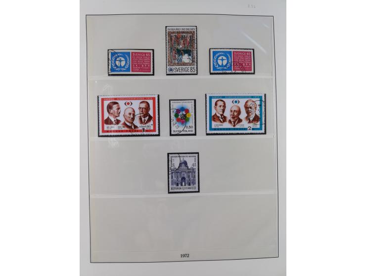 1949/79, postfrische und zusätzlich gestempelte Sammlung, in den Hauptnummern komplett, einschließlich Vor- und Mitläufern, d