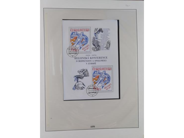 1949/79, postfrische und zusätzlich gestempelte Sammlung, in den Hauptnummern komplett, einschließlich Vor- und Mitläufern, d