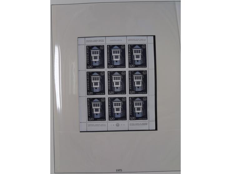 1949/79, postfrische und zusätzlich gestempelte Sammlung, in den Hauptnummern komplett, einschließlich Vor- und Mitläufern, d