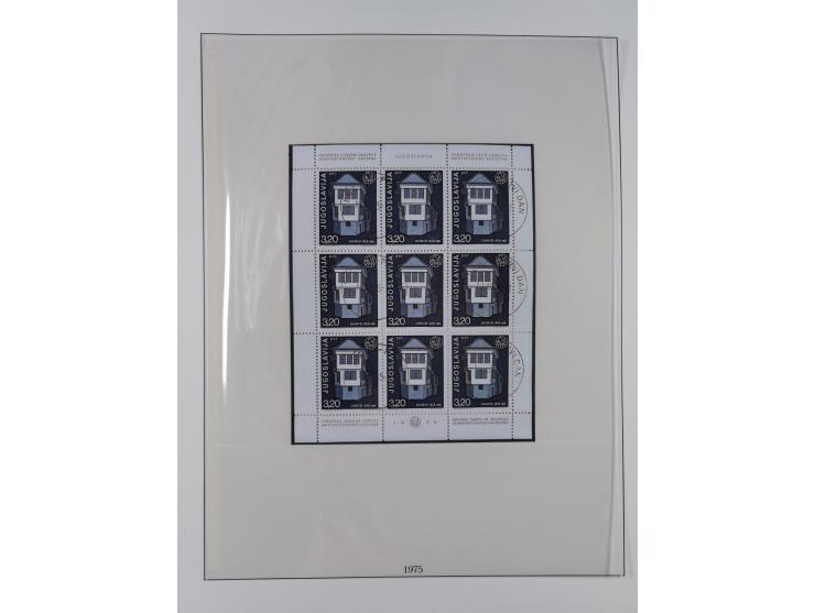 1949/79, postfrische und zusätzlich gestempelte Sammlung, in den Hauptnummern komplett, einschließlich Vor- und Mitläufern, d