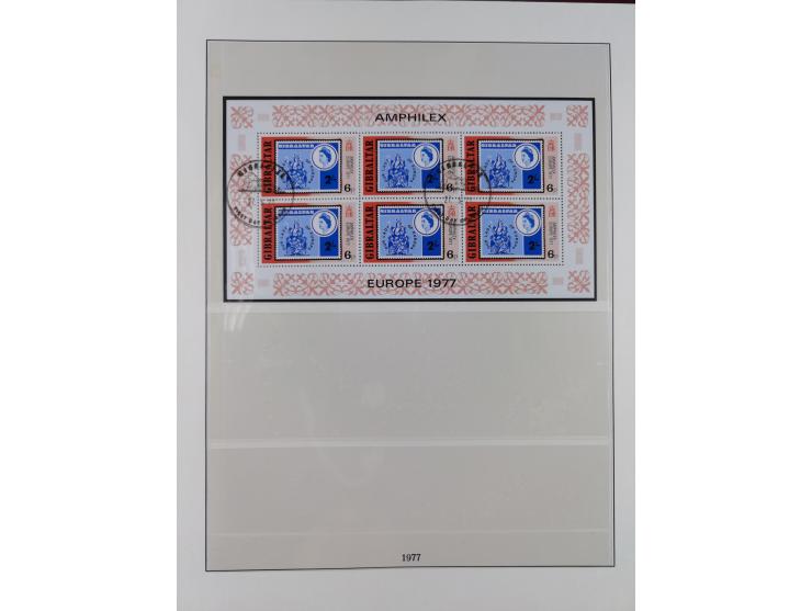 1949/79, postfrische und zusätzlich gestempelte Sammlung, in den Hauptnummern komplett, einschließlich Vor- und Mitläufern, d