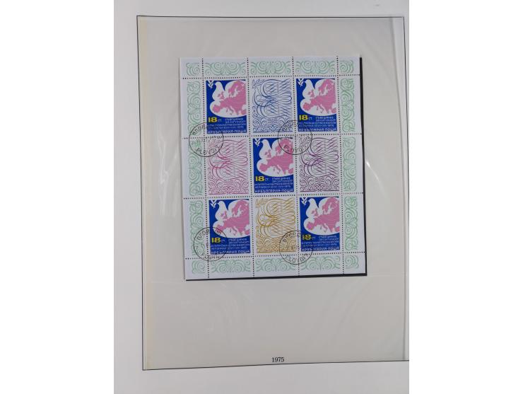 1949/79, postfrische und zusätzlich gestempelte Sammlung, in den Hauptnummern komplett, einschließlich Vor- und Mitläufern, d