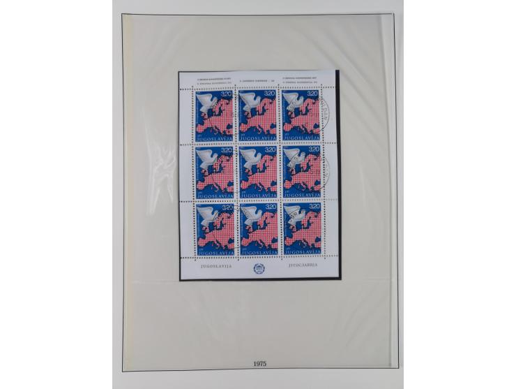 1949/79, postfrische und zusätzlich gestempelte Sammlung, in den Hauptnummern komplett, einschließlich Vor- und Mitläufern, d