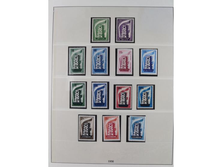 1949/79, postfrische und zusätzlich gestempelte Sammlung, in den Hauptnummern komplett, einschließlich Vor- und Mitläufern, d