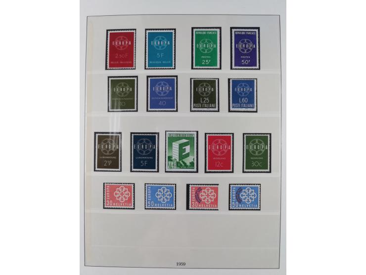 1949/79, postfrische und zusätzlich gestempelte Sammlung, in den Hauptnummern komplett, einschließlich Vor- und Mitläufern, d