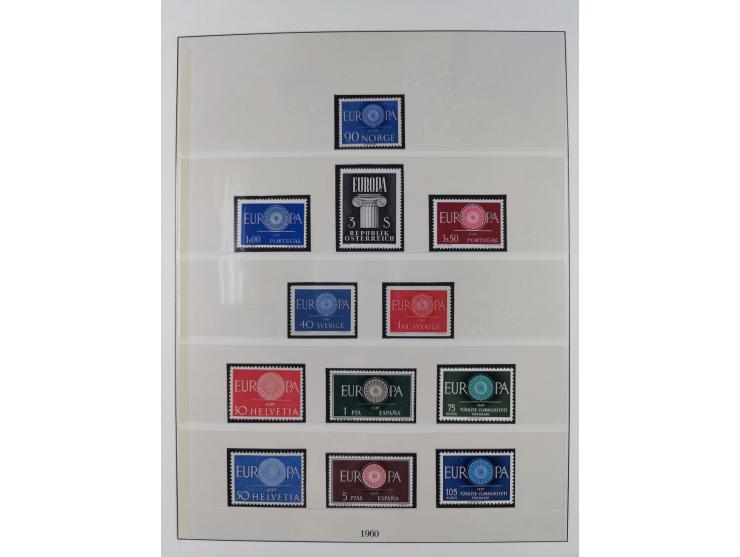 1949/79, postfrische und zusätzlich gestempelte Sammlung, in den Hauptnummern komplett, einschließlich Vor- und Mitläufern, d