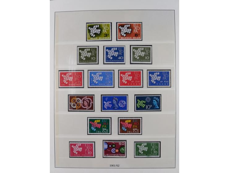 1949/79, postfrische und zusätzlich gestempelte Sammlung, in den Hauptnummern komplett, einschließlich Vor- und Mitläufern, d