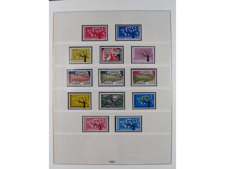 1949/79, postfrische und zusätzlich gestempelte Sammlung, in den Hauptnummern komplett, einschließlich Vor- und Mitläufern, d