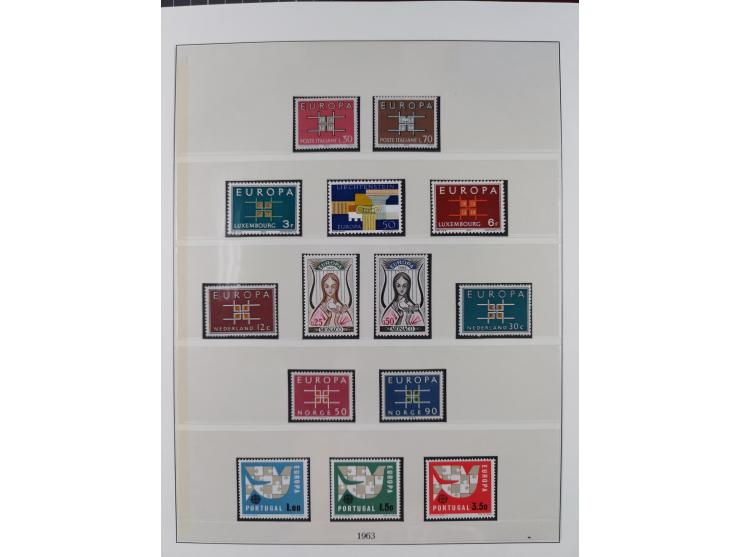 1949/79, postfrische und zusätzlich gestempelte Sammlung, in den Hauptnummern komplett, einschließlich Vor- und Mitläufern, d