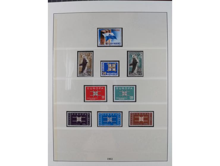 1949/79, postfrische und zusätzlich gestempelte Sammlung, in den Hauptnummern komplett, einschließlich Vor- und Mitläufern, d