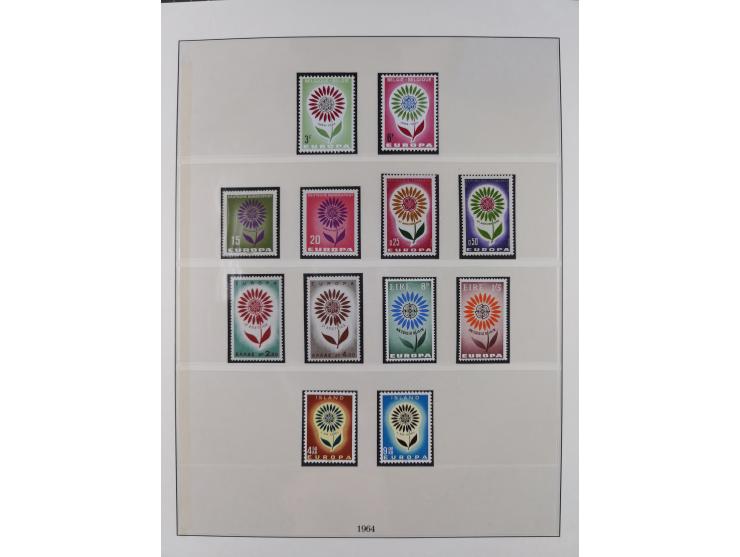 1949/79, postfrische und zusätzlich gestempelte Sammlung, in den Hauptnummern komplett, einschließlich Vor- und Mitläufern, d