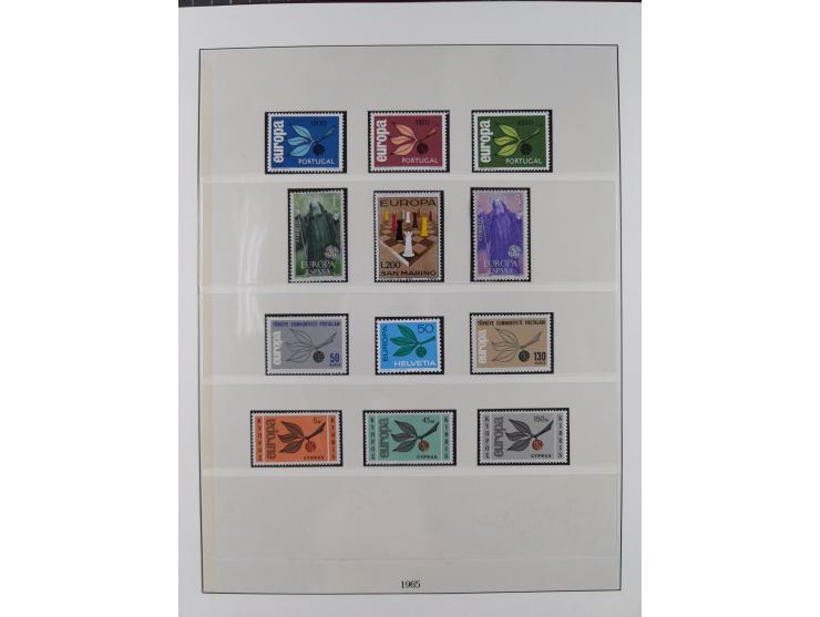 1949/79, postfrische und zusätzlich gestempelte Sammlung, in den Hauptnummern komplett, einschließlich Vor- und Mitläufern, d