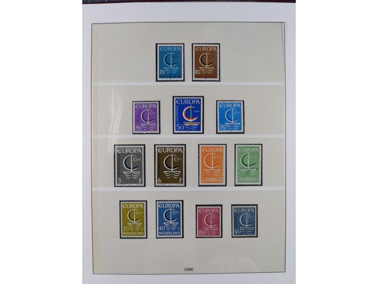 1949/79, postfrische und zusätzlich gestempelte Sammlung, in den Hauptnummern komplett, einschließlich Vor- und Mitläufern, d