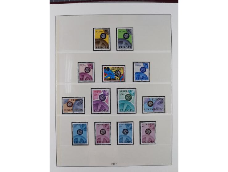 1949/79, postfrische und zusätzlich gestempelte Sammlung, in den Hauptnummern komplett, einschließlich Vor- und Mitläufern, d