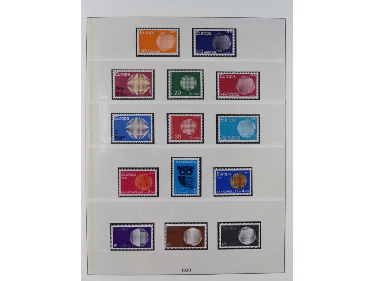 1949/79, postfrische und zusätzlich gestempelte Sammlung, in den Hauptnummern komplett, einschließlich Vor- und Mitläufern, d