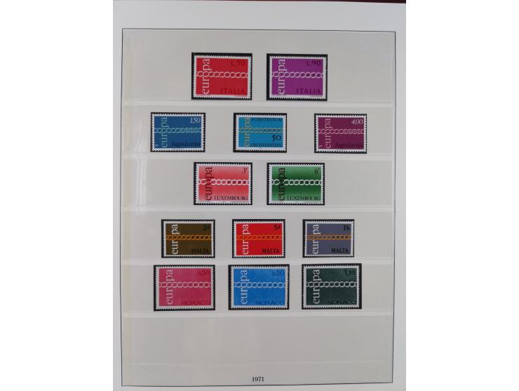 1949/79, postfrische und zusätzlich gestempelte Sammlung, in den Hauptnummern komplett, einschließlich Vor- und Mitläufern, d