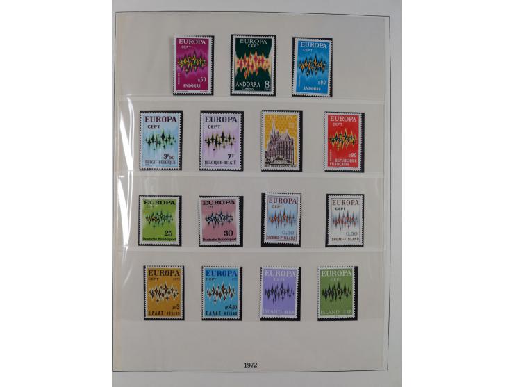 1949/79, postfrische und zusätzlich gestempelte Sammlung, in den Hauptnummern komplett, einschließlich Vor- und Mitläufern, d