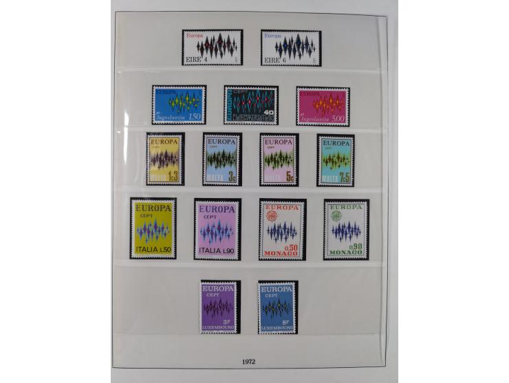 1949/79, postfrische und zusätzlich gestempelte Sammlung, in den Hauptnummern komplett, einschließlich Vor- und Mitläufern, d