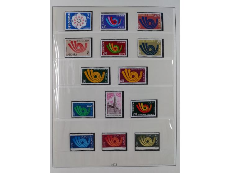 1949/79, postfrische und zusätzlich gestempelte Sammlung, in den Hauptnummern komplett, einschließlich Vor- und Mitläufern, d