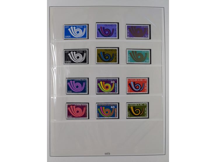 1949/79, postfrische und zusätzlich gestempelte Sammlung, in den Hauptnummern komplett, einschließlich Vor- und Mitläufern, d