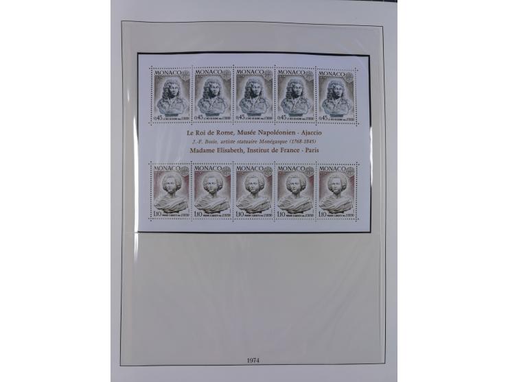 1949/79, postfrische und zusätzlich gestempelte Sammlung, in den Hauptnummern komplett, einschließlich Vor- und Mitläufern, d