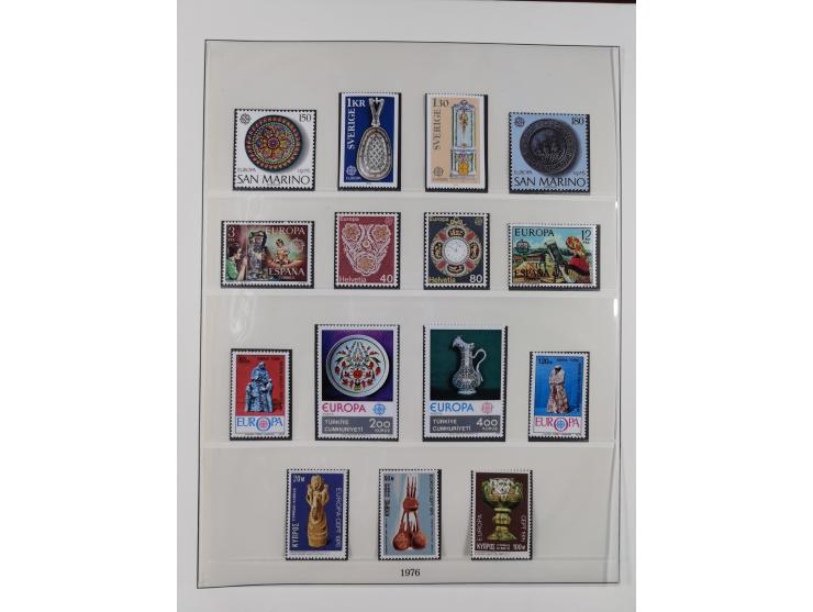 1949/79, postfrische und zusätzlich gestempelte Sammlung, in den Hauptnummern komplett, einschließlich Vor- und Mitläufern, d