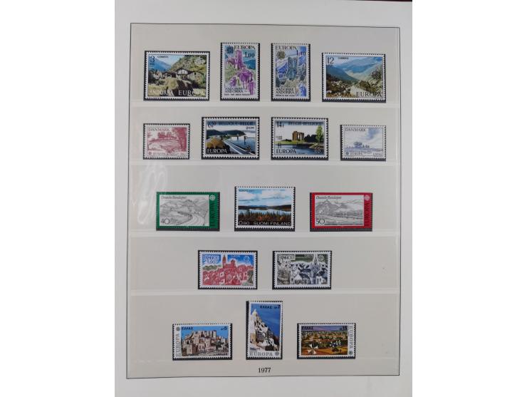 1949/79, postfrische und zusätzlich gestempelte Sammlung, in den Hauptnummern komplett, einschließlich Vor- und Mitläufern, d