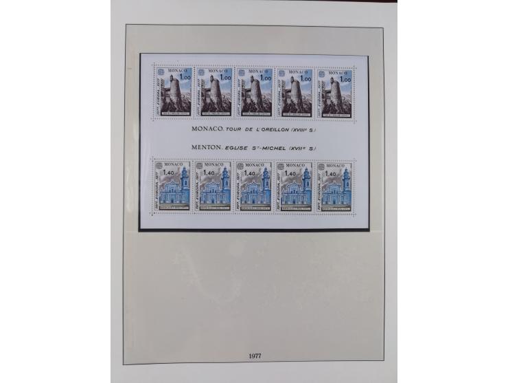 1949/79, postfrische und zusätzlich gestempelte Sammlung, in den Hauptnummern komplett, einschließlich Vor- und Mitläufern, d