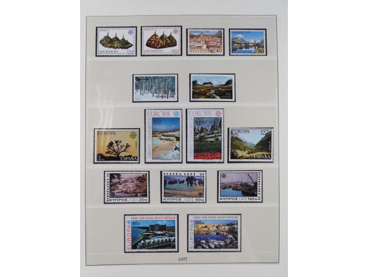 1949/79, postfrische und zusätzlich gestempelte Sammlung, in den Hauptnummern komplett, einschließlich Vor- und Mitläufern, d