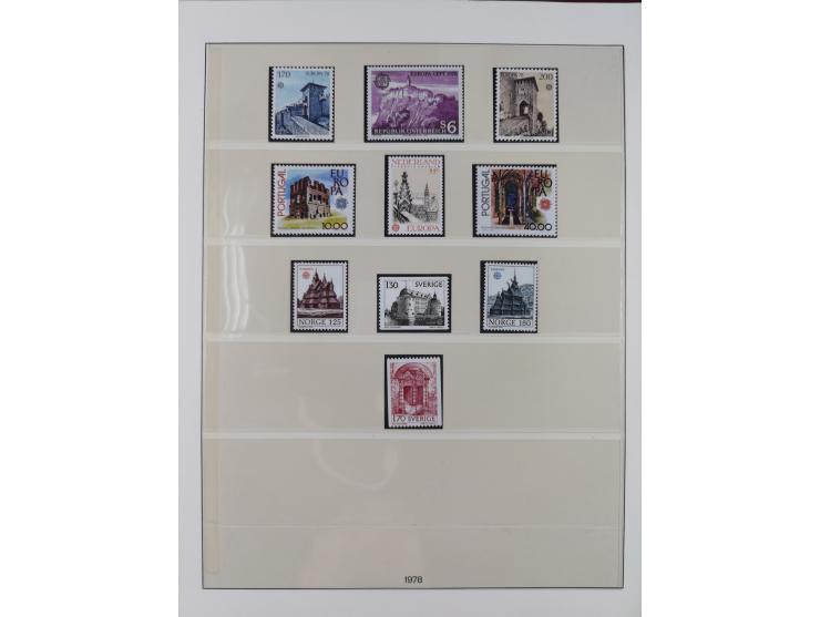 1949/79, postfrische und zusätzlich gestempelte Sammlung, in den Hauptnummern komplett, einschließlich Vor- und Mitläufern, d