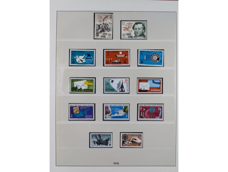 1949/79, postfrische und zusätzlich gestempelte Sammlung, in den Hauptnummern komplett, einschließlich Vor- und Mitläufern, d