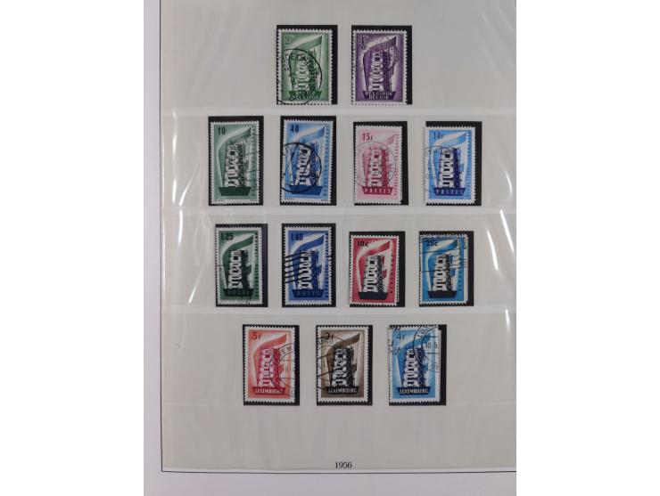 1949/79, postfrische und zusätzlich gestempelte Sammlung, in den Hauptnummern komplett, einschließlich Vor- und Mitläufern, d