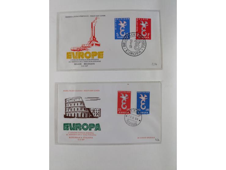 1949/79, postfrische und zusätzlich gestempelte Sammlung, in den Hauptnummern komplett, einschließlich Vor- und Mitläufern, d