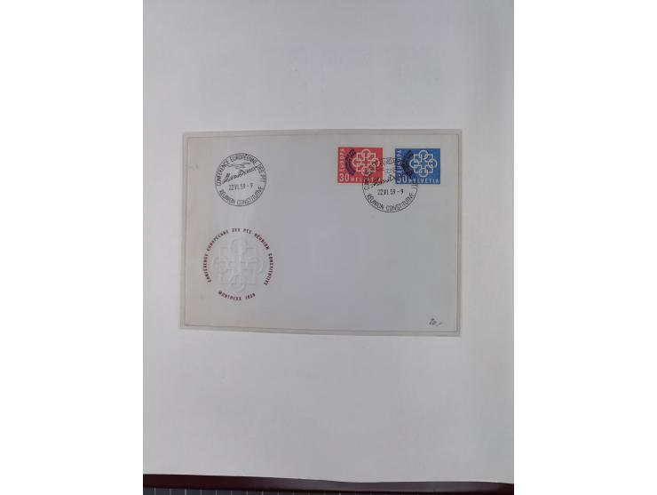 1949/79, postfrische und zusätzlich gestempelte Sammlung, in den Hauptnummern komplett, einschließlich Vor- und Mitläufern, d