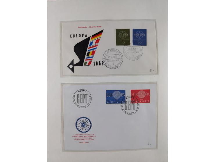 1949/79, postfrische und zusätzlich gestempelte Sammlung, in den Hauptnummern komplett, einschließlich Vor- und Mitläufern, d